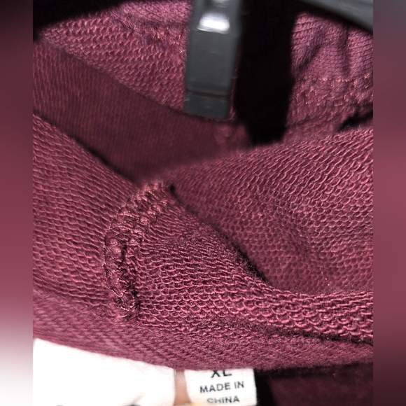 Vans Women's Maroon and Coral Hoodie - Picture 3 of 3